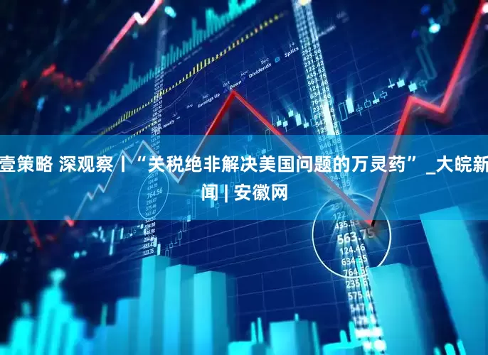 壹策略 深观察丨“关税绝非解决美国问题的万灵药” _大皖新闻 | 安徽网