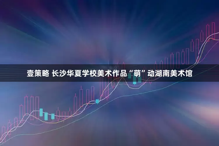 壹策略 长沙华夏学校美术作品“萌”动湖南美术馆