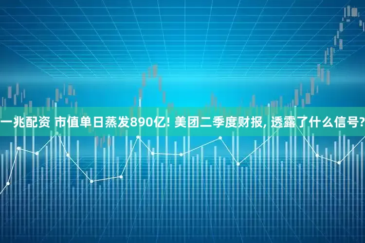 一兆配资 市值单日蒸发890亿! 美团二季度财报, 透露了什么信号?